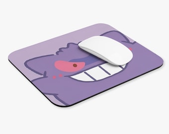 Cute Mouse Pad poke, Pastel Gaming Desk Mat, Aesthetic Office Decor, Kawaii Gifts for Gamers