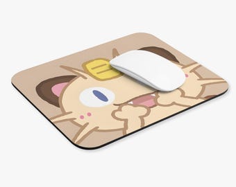Cute Mouse Pad poke, Pastel Gaming Desk Mat, Aesthetic Office Decor, Kawaii Gifts for Gamers