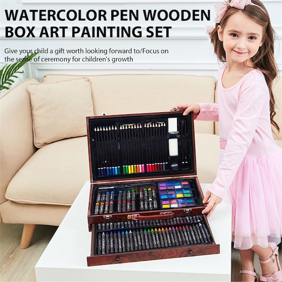 Luxury Multi Color Pencils Set - 140PCS Watercolor & Oil Painting, Kids Art Supplies, Crayons for Learning Creative Fun