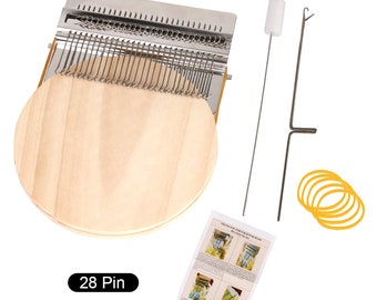 Hand Tapestry Wood Loom Weaving Frame Darning Machine Small Loom For Mending Clothes and Jeans Small Frame Knitting Tools