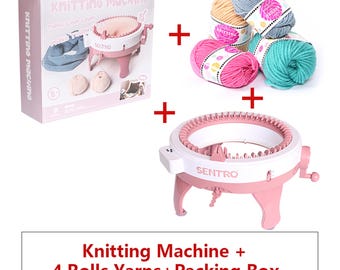 48 aghi fatti a mano macchina per maglieria cilindro telaio di lana sciarpa maglione cappello calzini adulti bambini pigro artefatto regalo di San Valentino