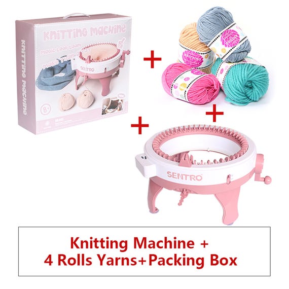 48needle Handmade Knitting Machine Cylinder Wool Loom Scarf Sweater Hat Socks Adult Children Lazy Artifact Valentine Gift