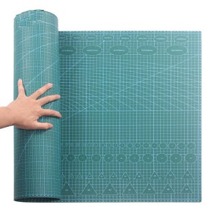 A1 Double-Sided Self-Healing Cutting Mat, Large PVC Craft Board 90x60cm for Sewing, Quilting, Leathercraft & DIY Projects
