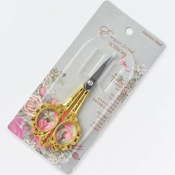 Stainless Steel Nail Art Scissors – Precision Cuticle Trimmer, Nail Salon Tools, Manicure Pedicure Beauty Grooming Kit