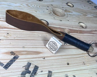 Látigo de cuero marrón para adultos, látigos para azotes, juguetes bdsm, látigos y floggers, látigos para azotar.