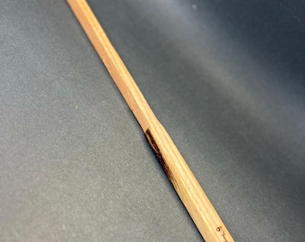 Remo delgado de roble rojo / Mango de madera de cebra, herramienta de juego de impacto ligero