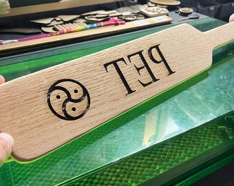 Mature - Personalized engraved wood paddle discipline paddles punishment paddles play paddle spank