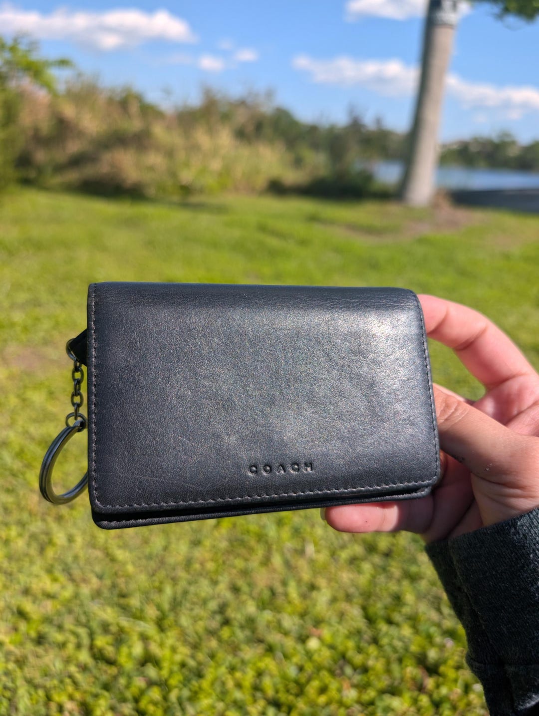 小物 Old Coach Leather Bifold Clasp Wallet s-l400.jpg