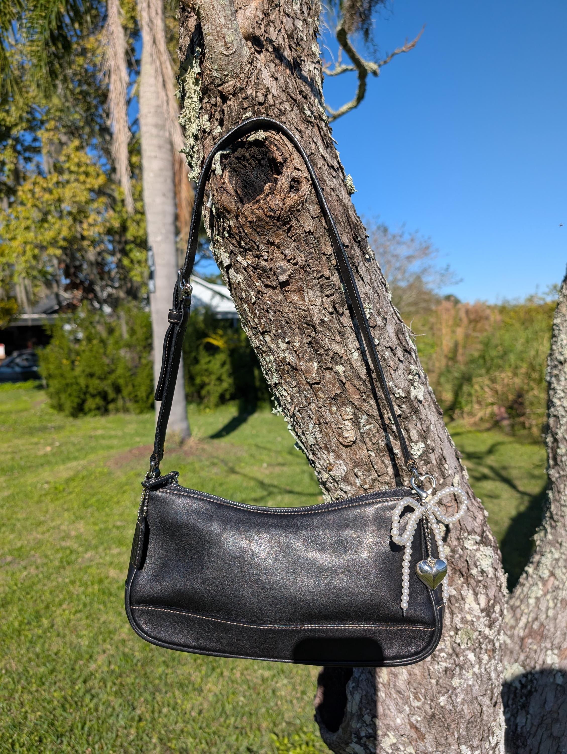 Y2K Vintage Hampton Demi Black Leather 7587 - Etsy