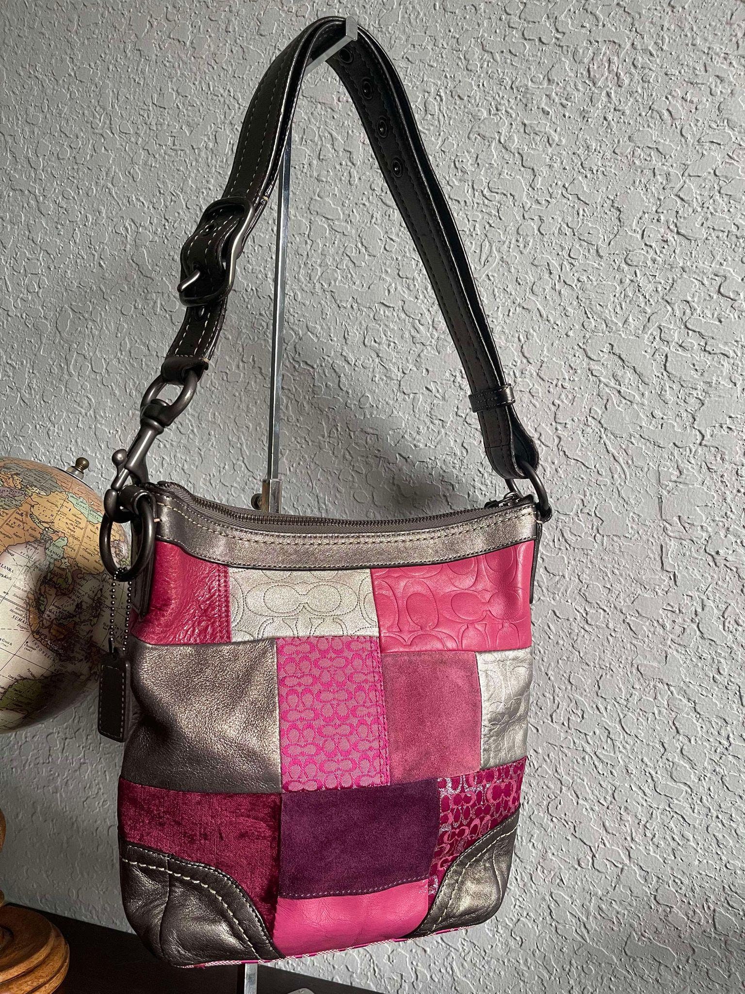 バッグ Couch Signature Patchwork Pouch Pink y2k Couch Signature Patchwork Pouch Pink y2k