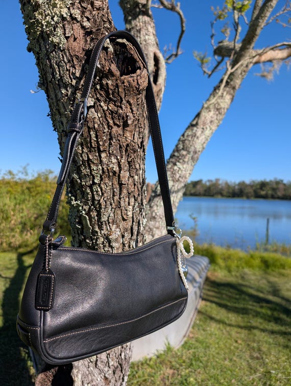 Y2K Vintage Hampton Demi Black Leather 7587 - Etsy