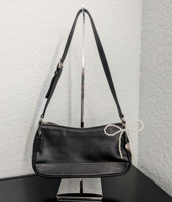 Y2K Vintage Hampton Demi Black Leather 7587 - Etsy