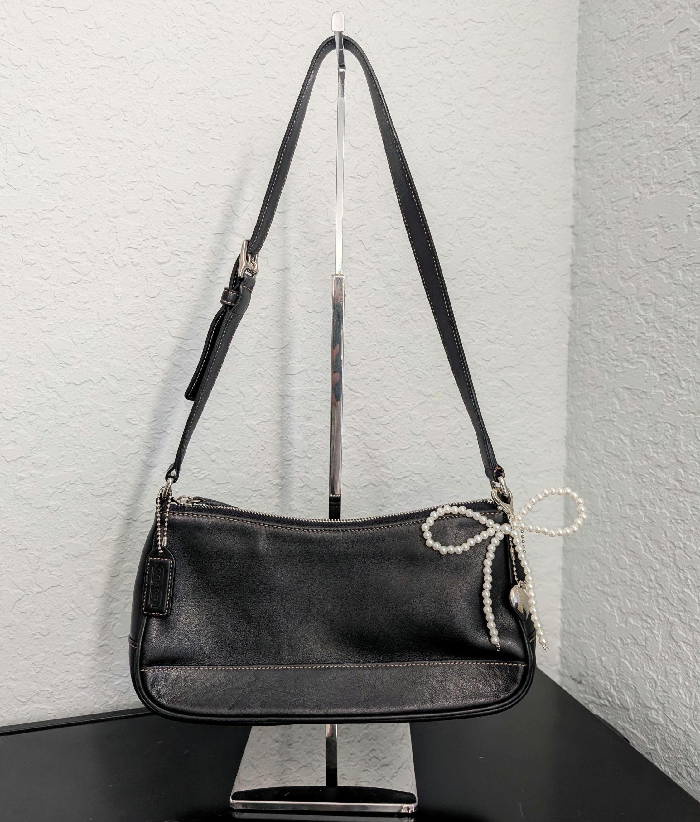 Y2K Vintage Hampton Demi Black Leather 7587 - Etsy