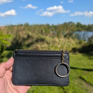 Mini-étui skinny noir Coach vintage 6902