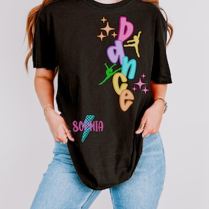 Comfort colors Custom dance mom shirt |custom dance mom | personalized competition t-shirt | dance studio mom dance team matching shirts