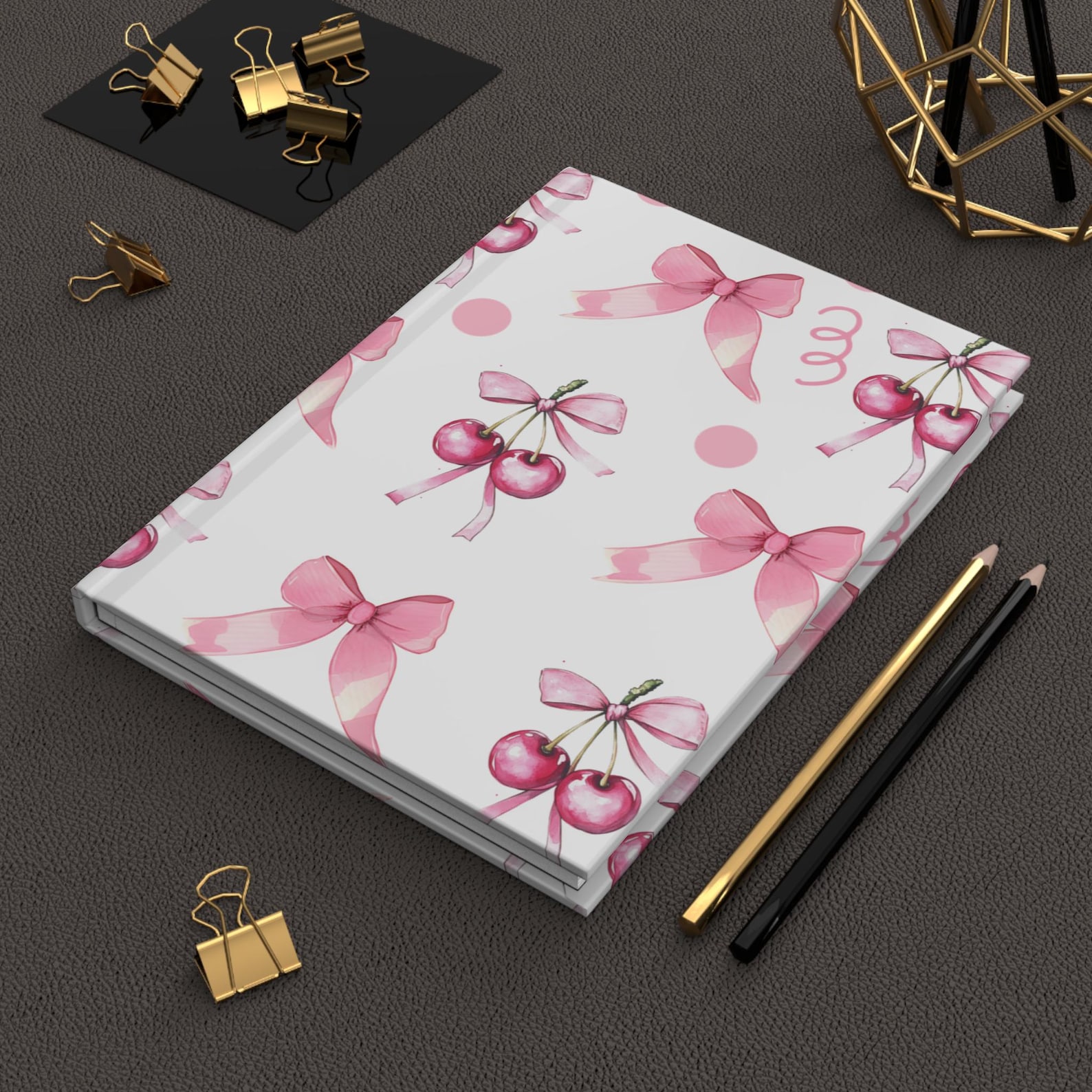 Pink Aesthetic Planner With Bows, Journal, Coquette Aesthetic Lovers ...