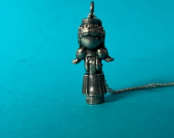 Sterling Silver Princess Polly Pocket Necklace