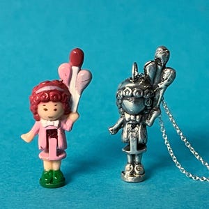 Sterling Silver Polly Pocket with Balloons Necklace
