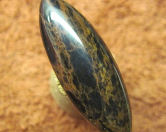 Mahogany obsidian freeform cabochon