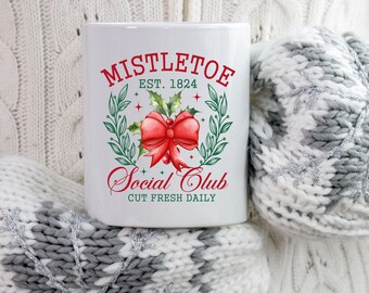 Kerstmok, maretakmok, mok van 11 oz