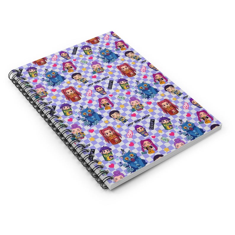 Notebook Chibi K-pop Demon Squad Notebook | Cute Chibi Anime Journal for Students ...
