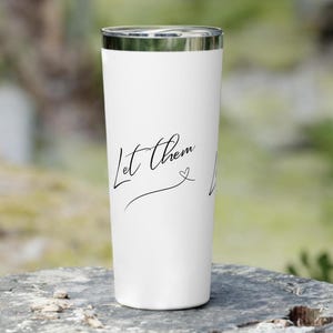 Taza Déjalos, taza inspiradora, taza con frase positiva, taza de salud mental, taza con citas inspiradoras, regalo de amor propio