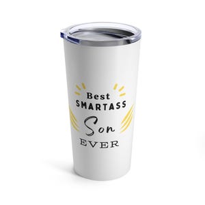 Best Smartass Son Ever  Funny Son Gifts Dad To Son Presents Funny Gift For Son Family Humor  Mildly Offensive