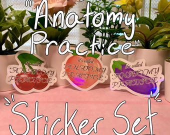 Autocollants artistiques amusants pour pratiquer l'anatomie