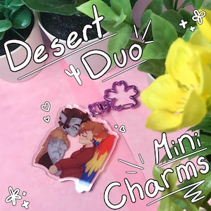 Desert Duo Acrylic Charm