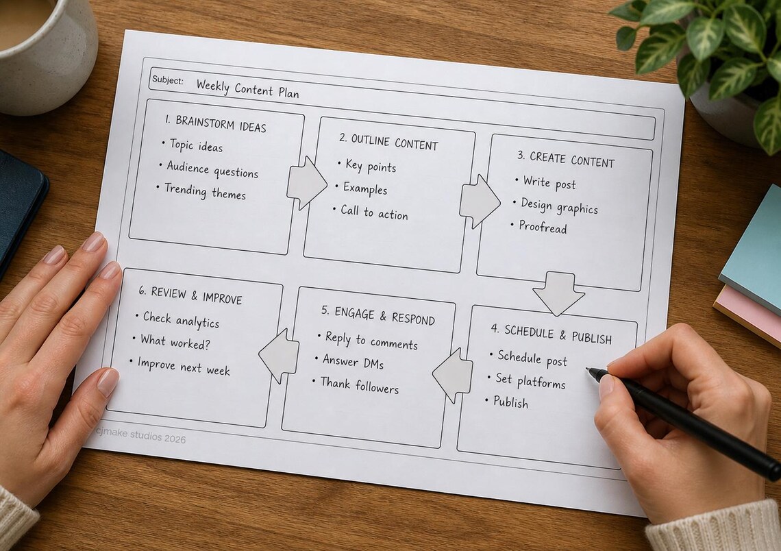 ADHD Thought Map Planner (A5 Printable) | Brain Dump Organizer | Mind ...