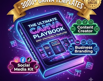 3000+ Canva Templates Bundle —  Social Media, Business & Creator Packs | Instant Digital Download