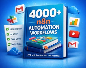 Plus de 4 000 workflows d'automatisation n8n | Modèles d'automatisation commerciale sans code | IA, marketing et productivité