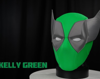 KELLY GREEN Philadelphia Eagles Deadpool Helmet (Full Size - Wearable)