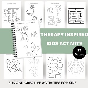 Therapy-Inspired Fine Motor Coloring Pages for Kids | Calm & Focus Printable Activities