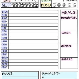 Daily planner