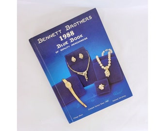 1988 Bennett Brothers Blue Book Hard Cover Gift Catalog