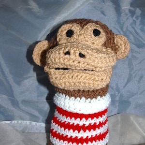 Crochet Monkey Hand Puppet