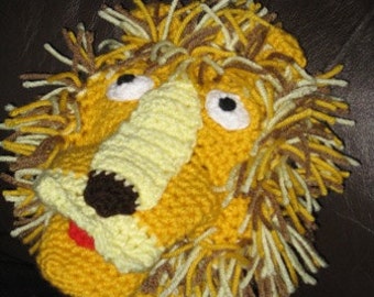 Crochet Lion Hand Puppet