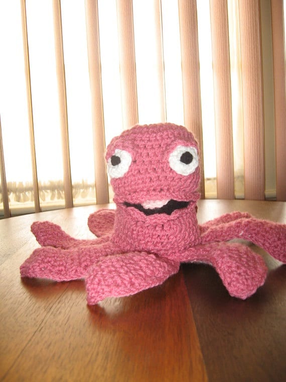 octopus hand puppet
