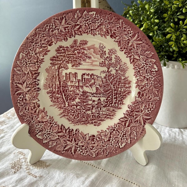 Red Transferware - Etsy