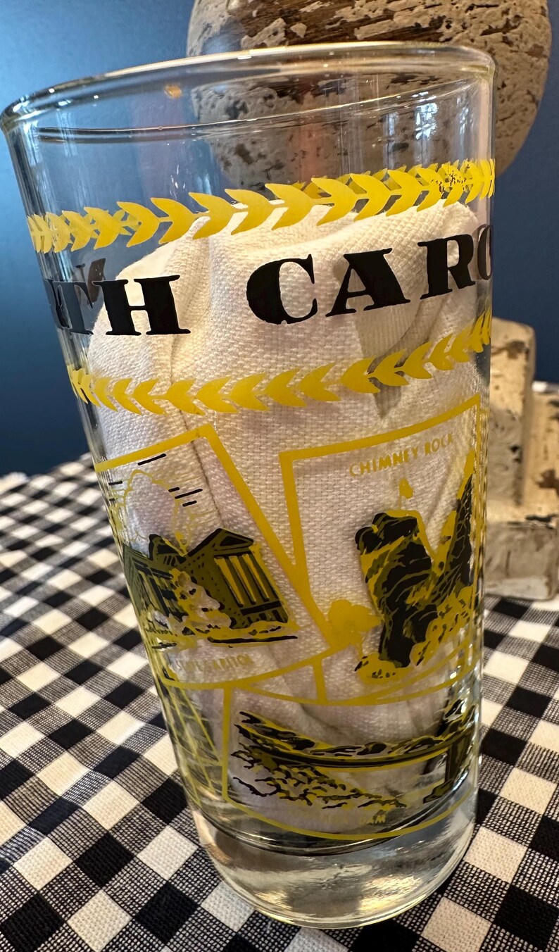 Vintage North Carolina Hi-Ball Glasses image 4