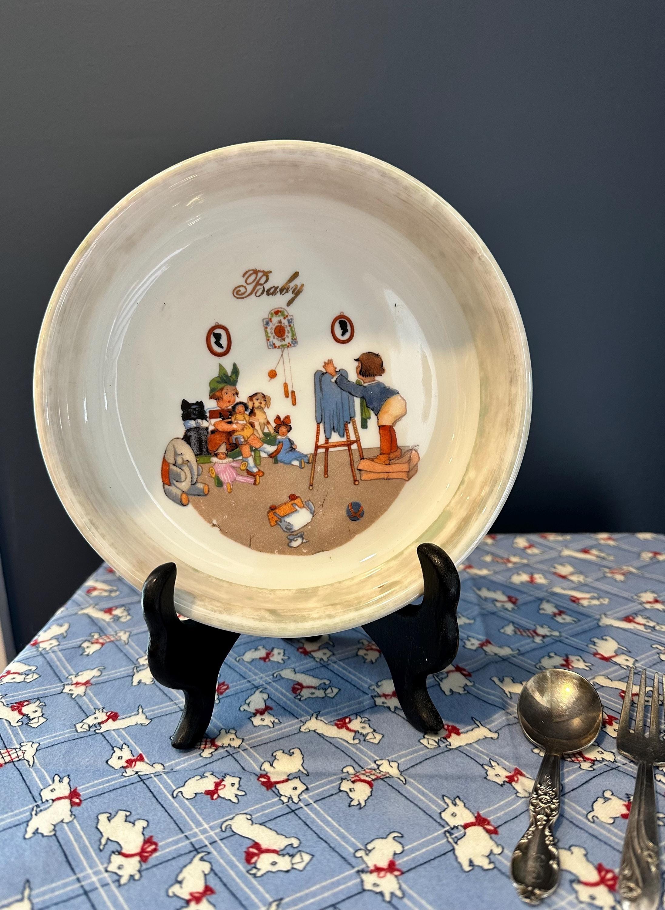 Antique baby dish - Etsy 日本