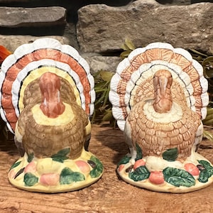 Vintage set porseleinen porseleinen porseleinen zout- en pepervaatjes