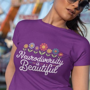 Neurodiversity is Beautiful, png PNGEgg - ADHD Autism Awareness Month Design