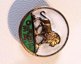 Pin de solapa antiguo de la Orden Hijos de Italia en América (O.S.I.A.)
