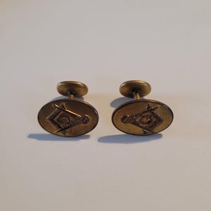Vintage Cufflinks - Masonic