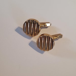 Vintage Cufflinks - Line Design