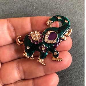 Authentic Elephant Brooch