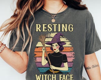 Halloween Witch T-Shirt: Funny Spooky Season Shirt For Women