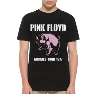 Pink Floyd Animals Tour 1977 T-Shirt, Men&#39;s and Women&#39;s Sizes